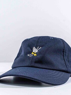 Winged Foot Golf Club Hat Ahead Performance Adjustable Blue Youth